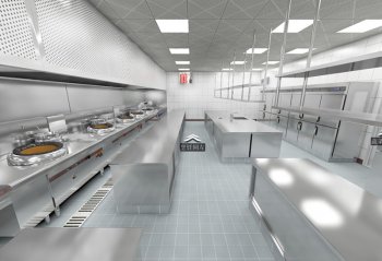 酒店厨房VR全景图
