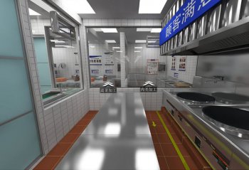 食堂厨房VR全景图
